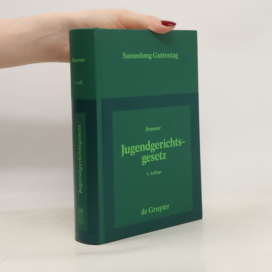 Rudolf Brunner Jugendgerichtsgesetz