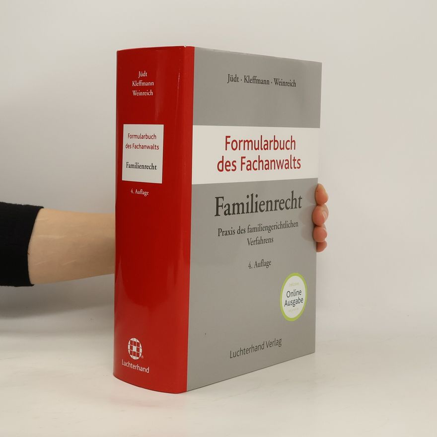Eberhard Jüdt Formularbuch des Fachanwalts Familienrecht
