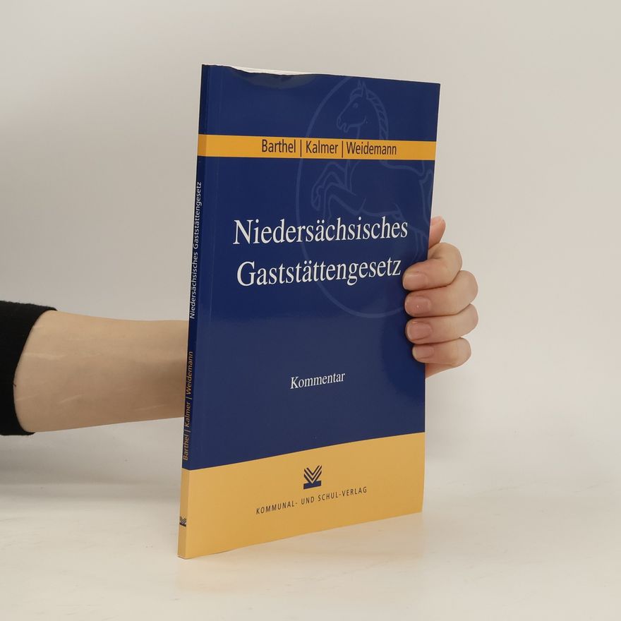 Torsten F. Barthel Niedersächsisches Gaststättengesetz