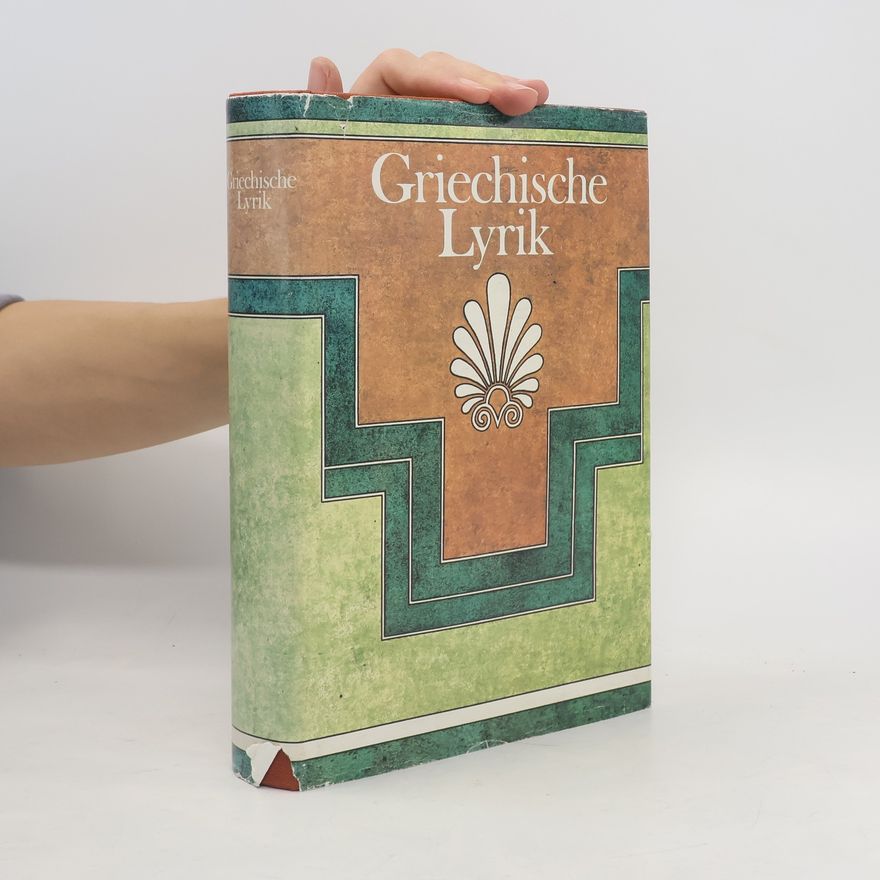 Dietrich Ebener Griechische Lyrik