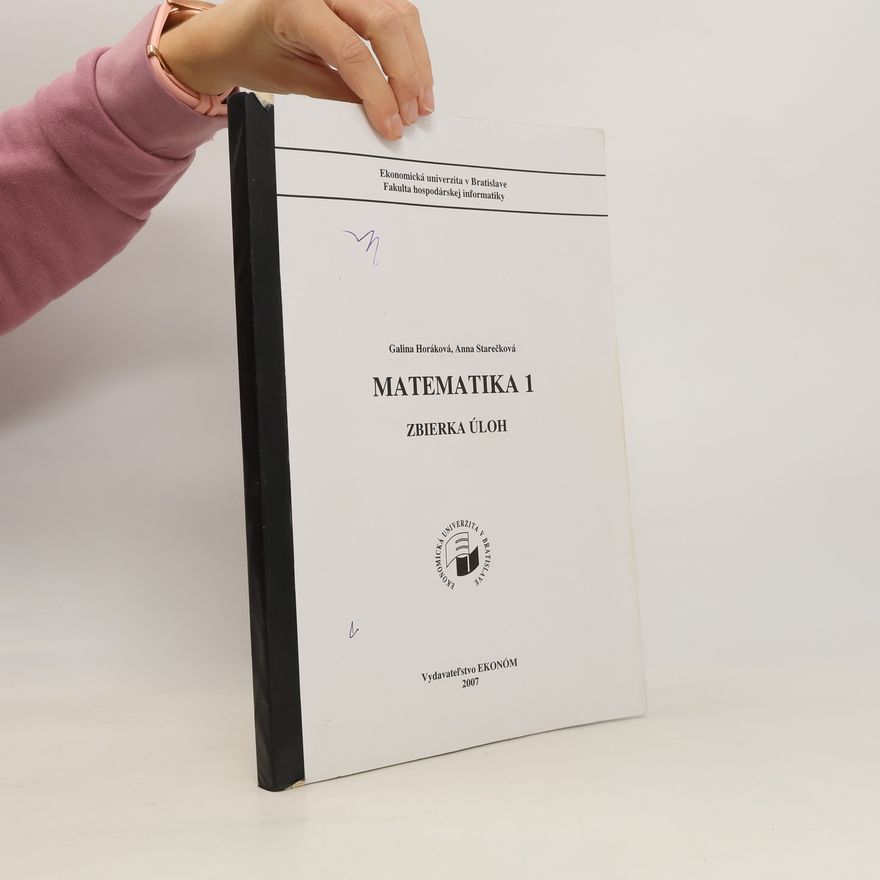Anna Starečková Matematika 1