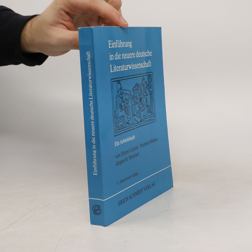 Dieter Gutzen Einführung in die neuere deutsche Literaturwissenschaft