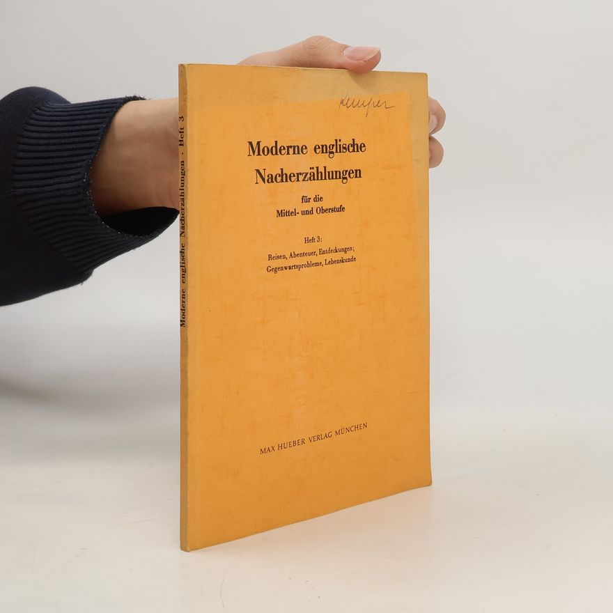 Walter Spiegelberg Moderne englische Nacherzählungen 3
