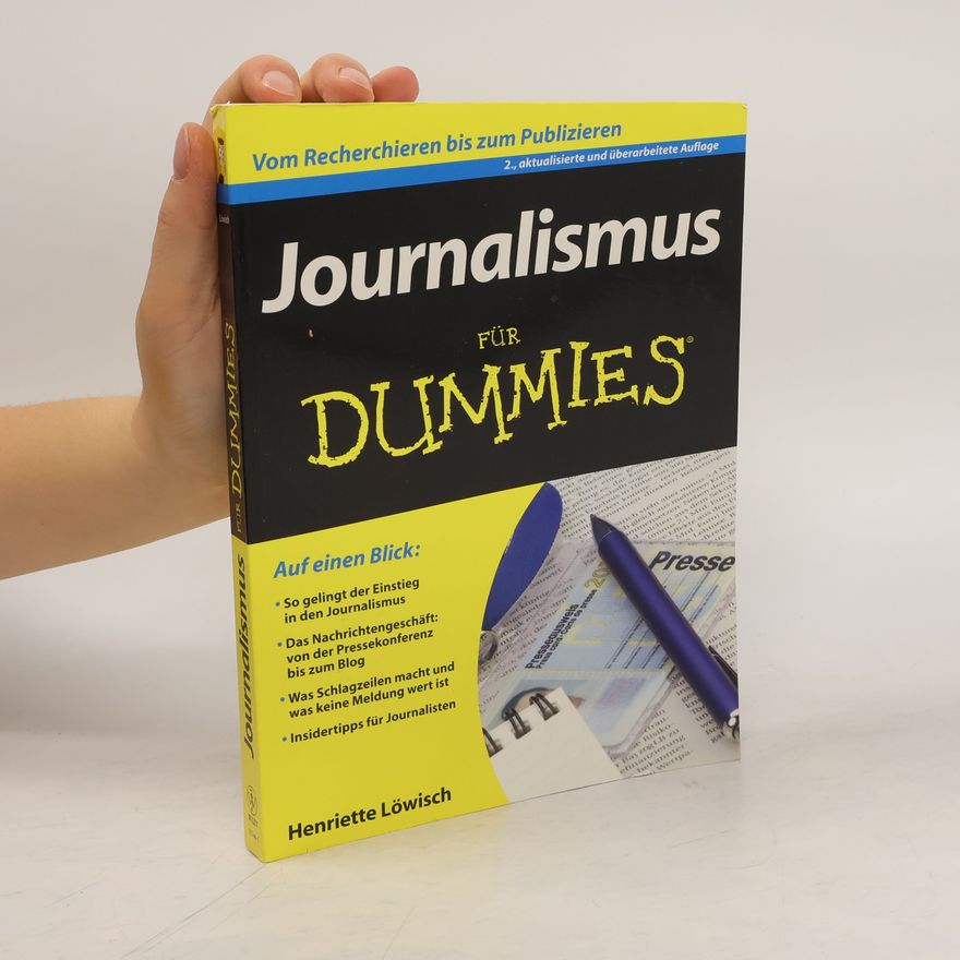 Henriette Löwisch Journalismus für Dummies