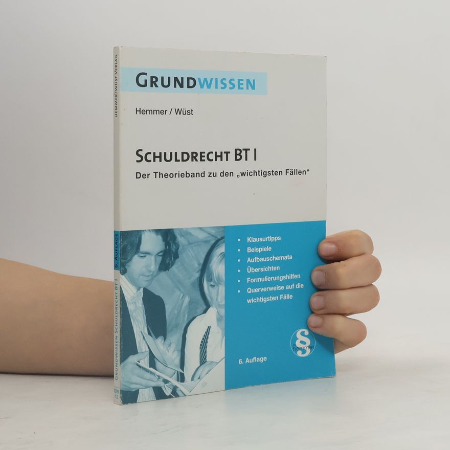 Karl-Edmund Hemmer Grundwissen Schuldrecht BT