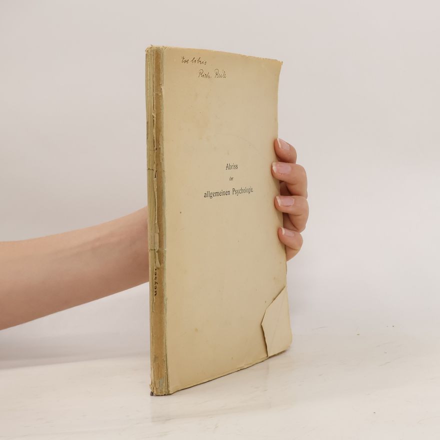 Joseph Geyser Abriss der allgemeinen Psychologie