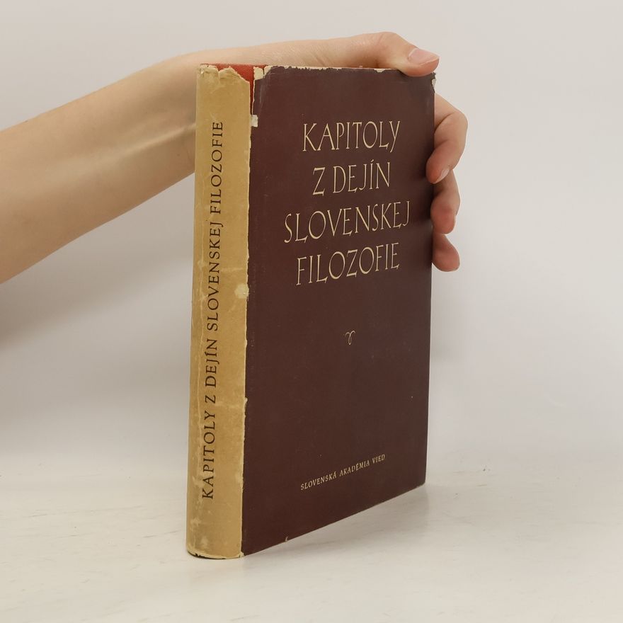 Kolektiv autorů Kapitoly z dejín slovenskej filozofie