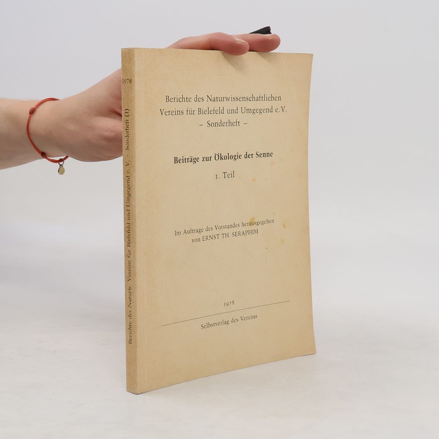 Autorenkollektiv Beiträge zur Ökologie der Senne 1. Teil