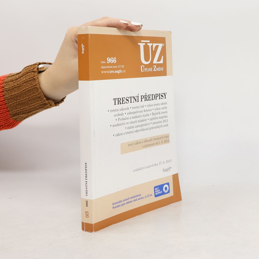 Kolektiv autorů Trestní předpisy 2013