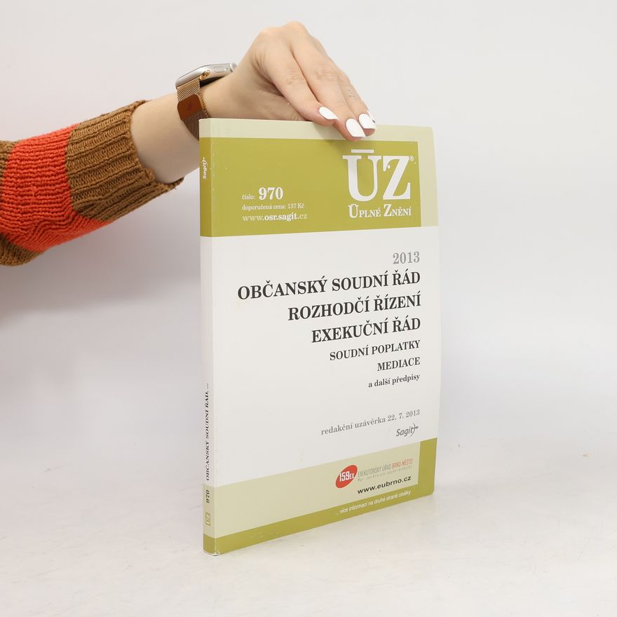 Collectif d'auteurs ÚZ 970 Občanský soudní řád