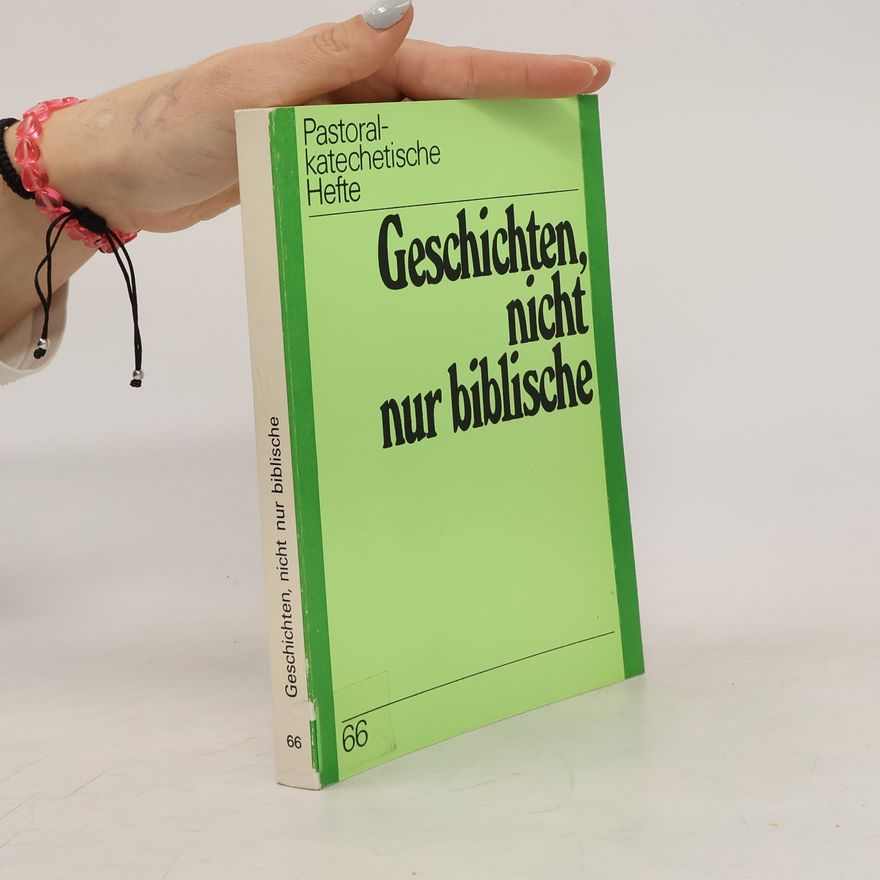 Franz Georg Friemel Geschichten, nicht nur biblische