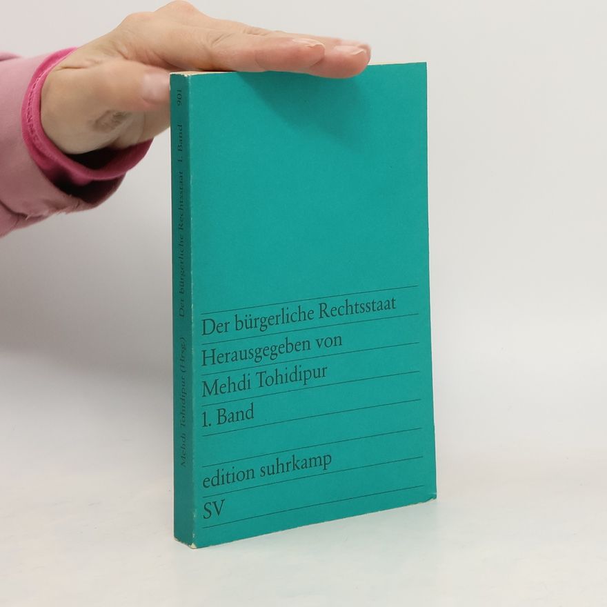 Mehdi Tohidipur Edition Suhrkamp - 901: Der bürgerliche Rechtsstaat