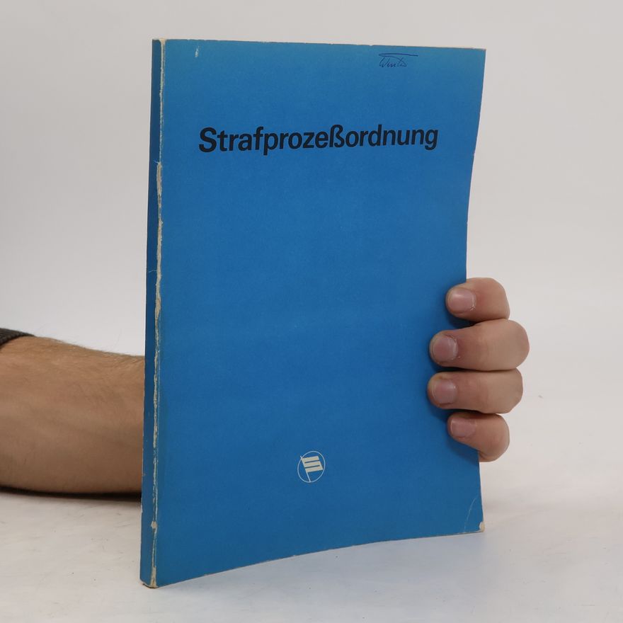 Kolektiv autorů Strafprozessordnung