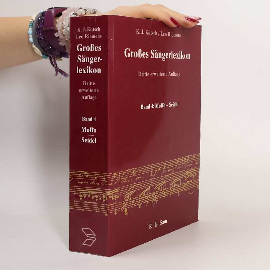 Karl J. Kutsch Großes Sängerlexikon