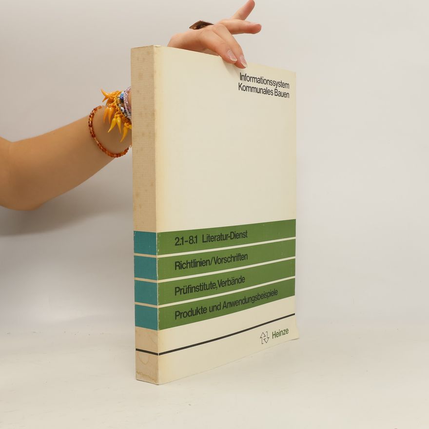 AA.VV. Information Kommunales Bauen. 2.1-8.1 Literatur Dienst
