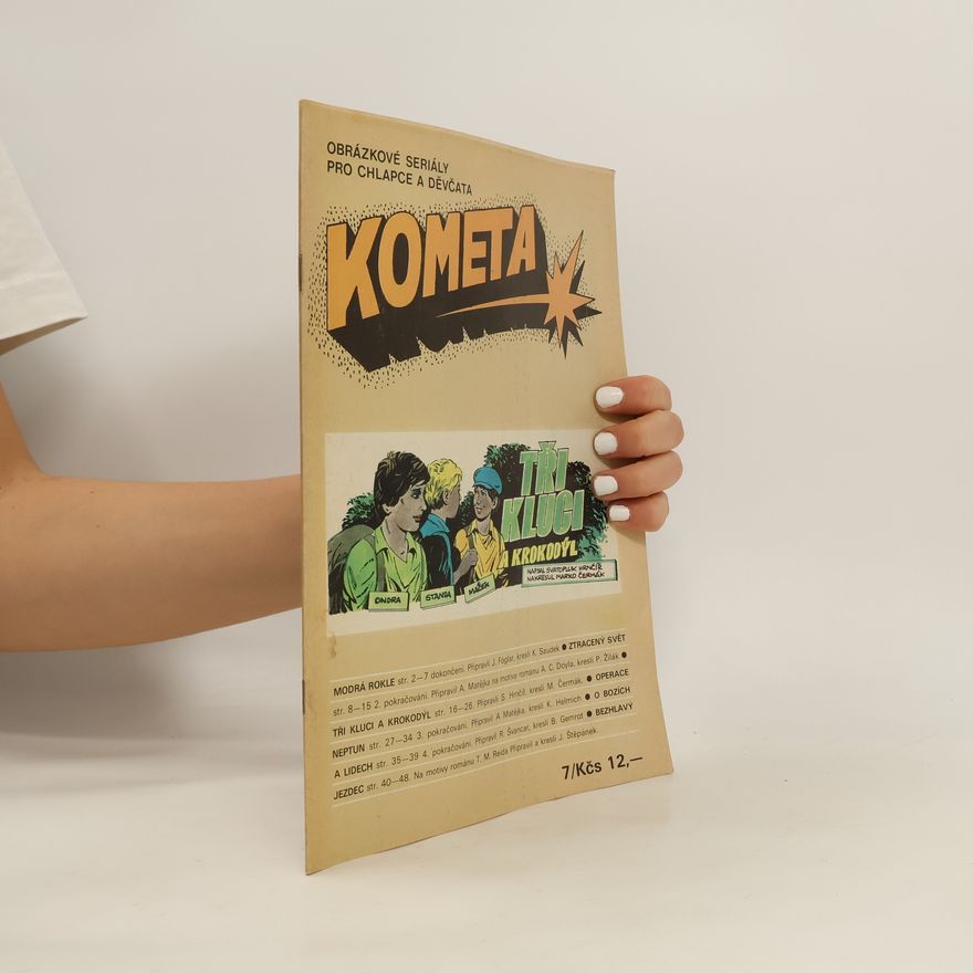 Kája Saudek Kometa. Tři kluci a krokodýl