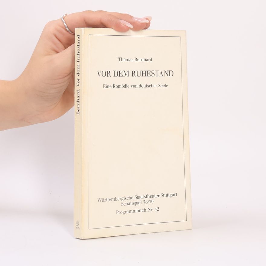 Various authors Vor dem Ruhestand
