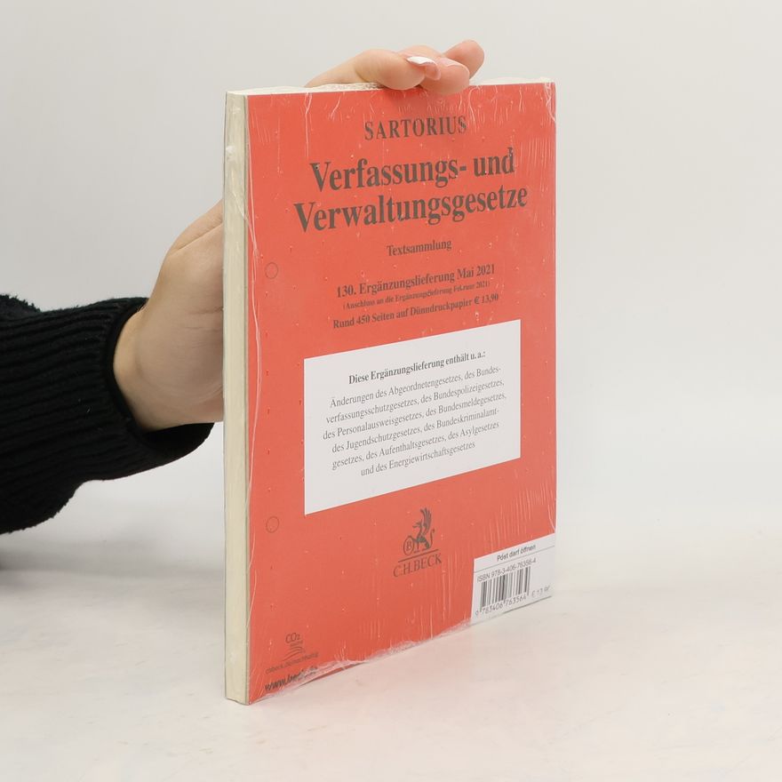 Beck C. H. Verfassungs- und Verwaltungsgesetze 130. Ergänzungslieferung