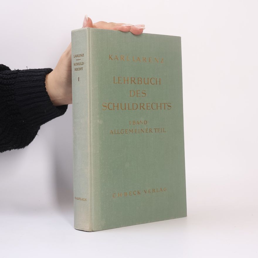 Karl Larenz Lehrbuch des Schuldrechts 1