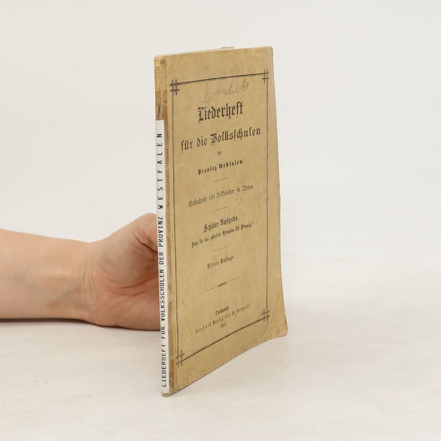 Various authors Liederheft für die Volkschulen