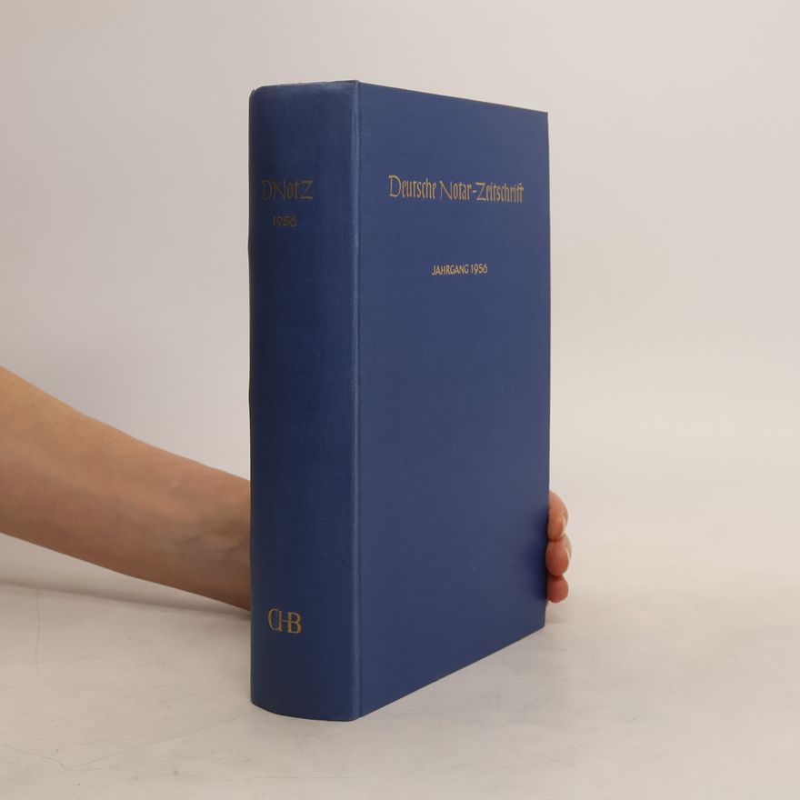 Collectif d'auteurs Deutsche Notar-Zeitschrift