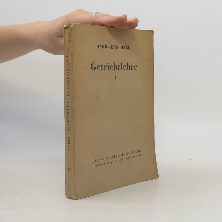 Willy Jahr Getriebelehre I.