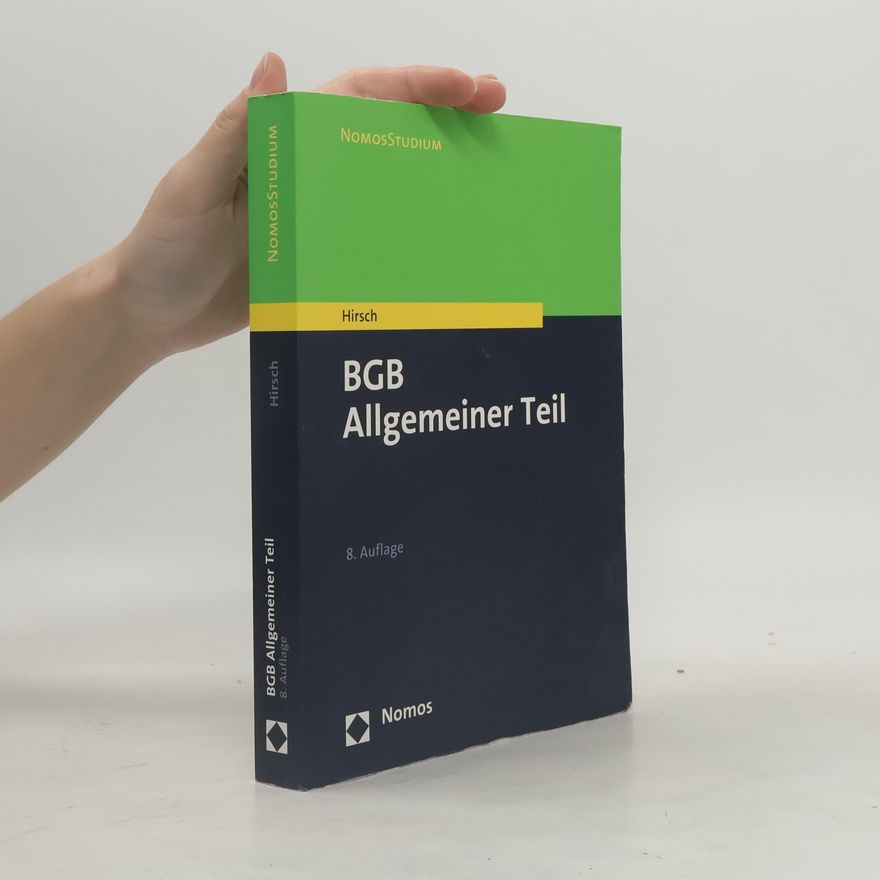 Christoph Hirsch BGB, allgemeiner Teil