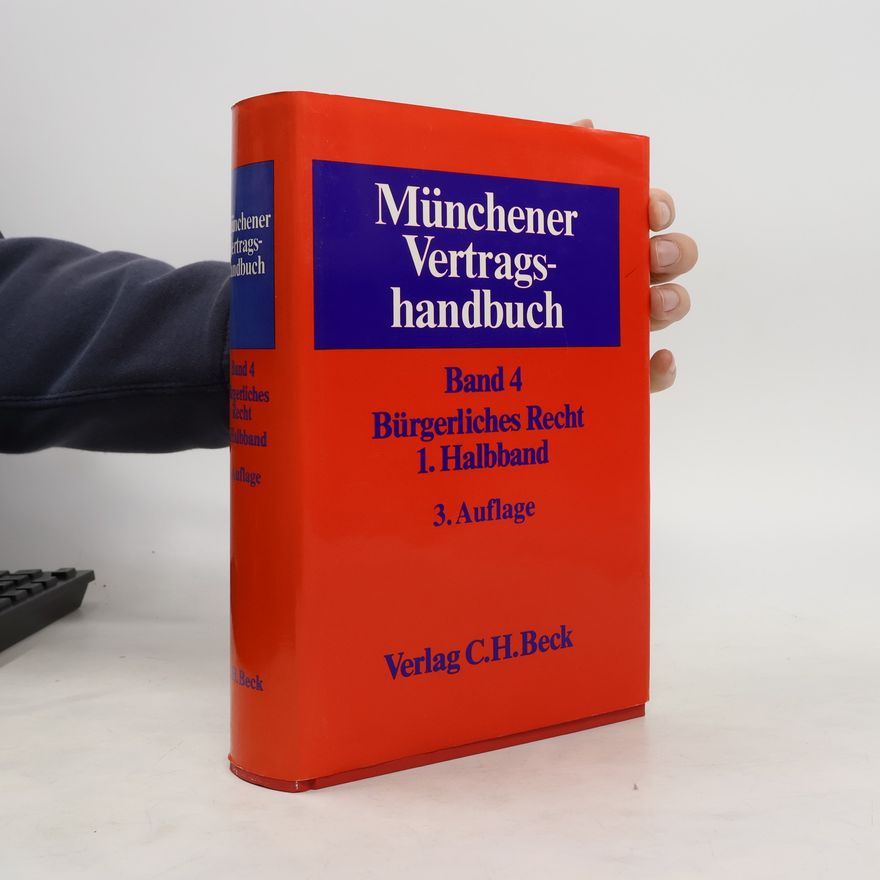 Michael Bartsch Münchener Vertragshandbuch
