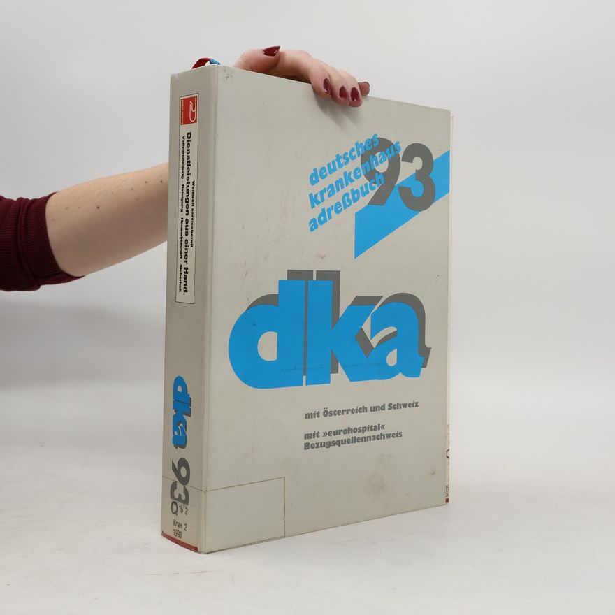 Various authors Deutsches Krankenhaus Adreßbuch 93