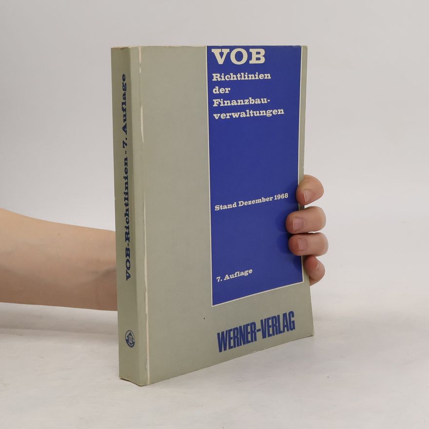Collectif d'auteurs VOB-Richtlinien - 7. Auflage