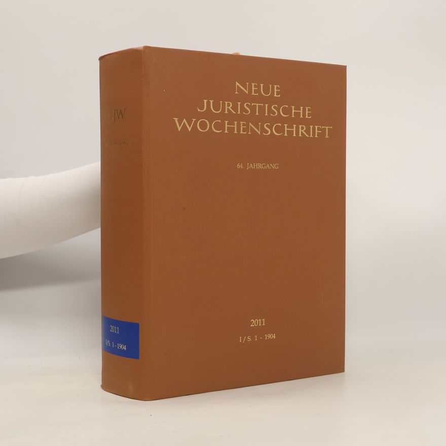 Collectif d'auteurs Neue Juristische Wochenschrift