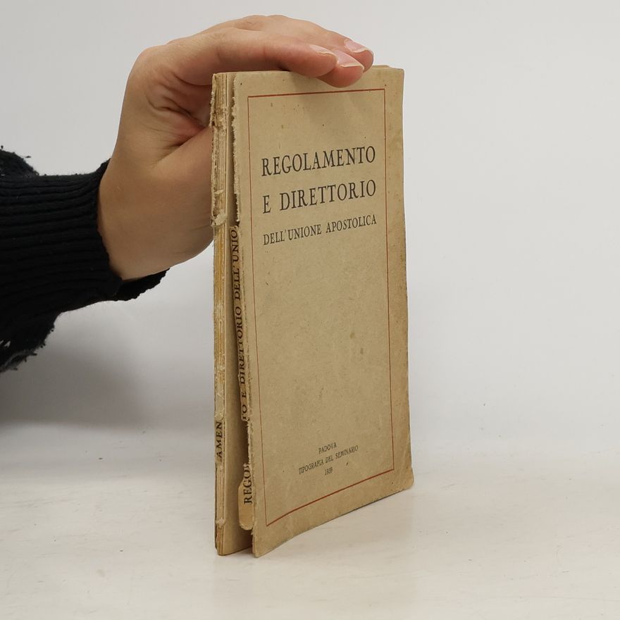 Autorenkollektiv Regolamento e direttorio dell'unione apostolica