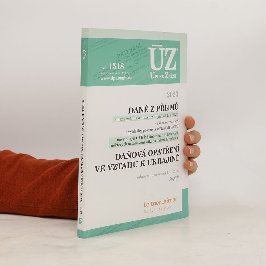 Kolektiv autorů ÚZ 1518 Daně z příjmů
