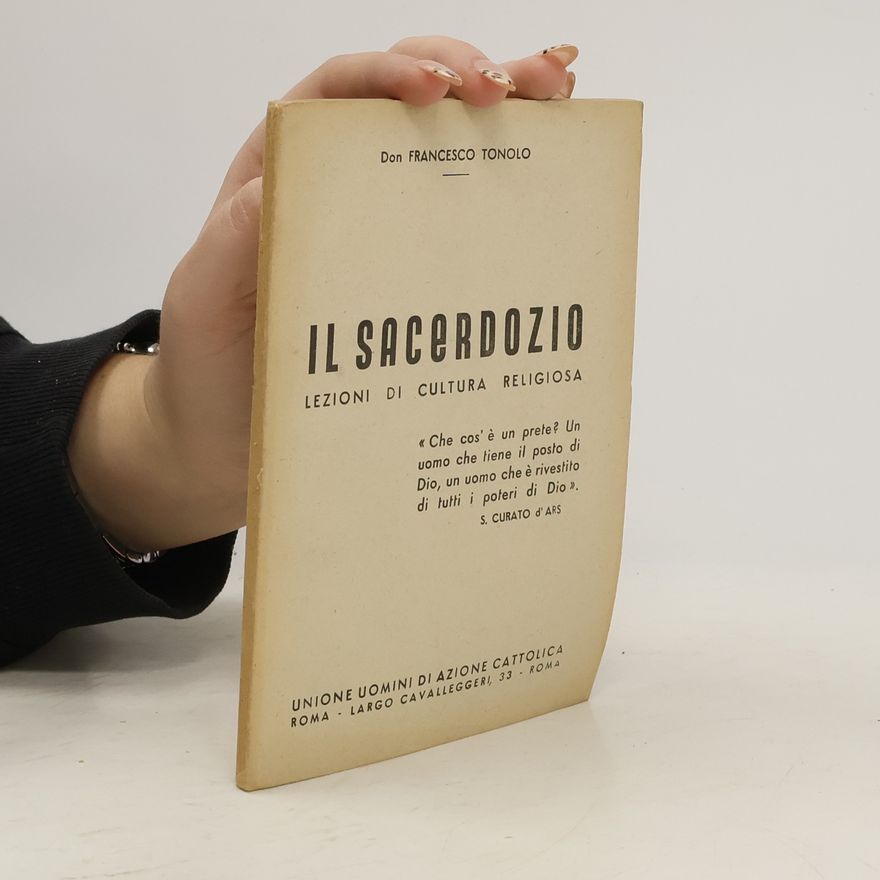 Francesco Tonolo Il sacerdozio