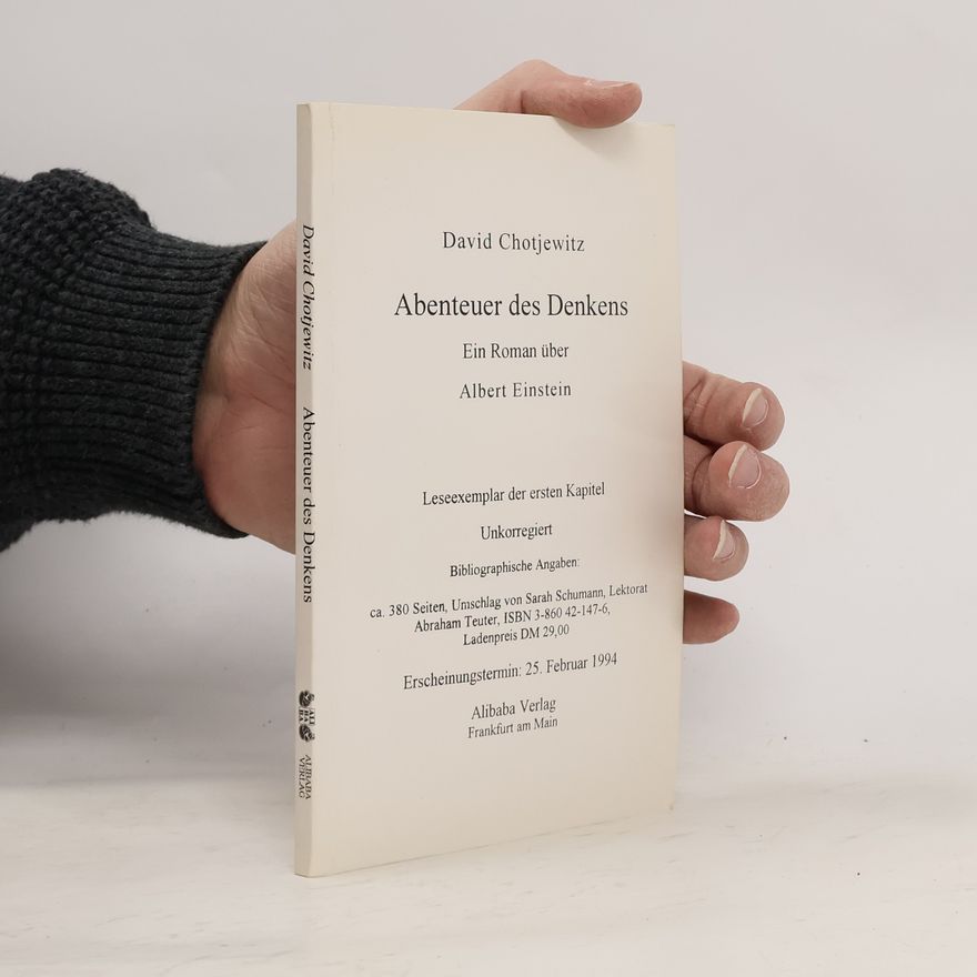David Chotjewitz Das Abenteuer des Denkens