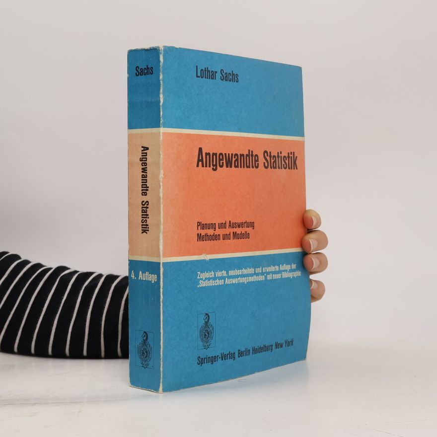 Lothar Sachs Angewandte Statistik
