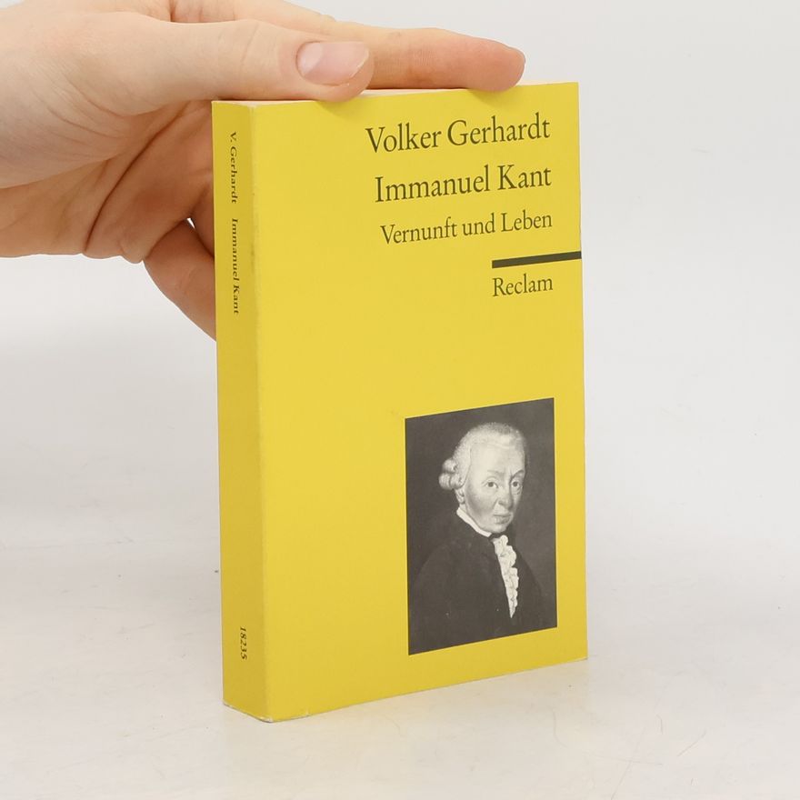 Volker Gerhardt Immanuel Kant