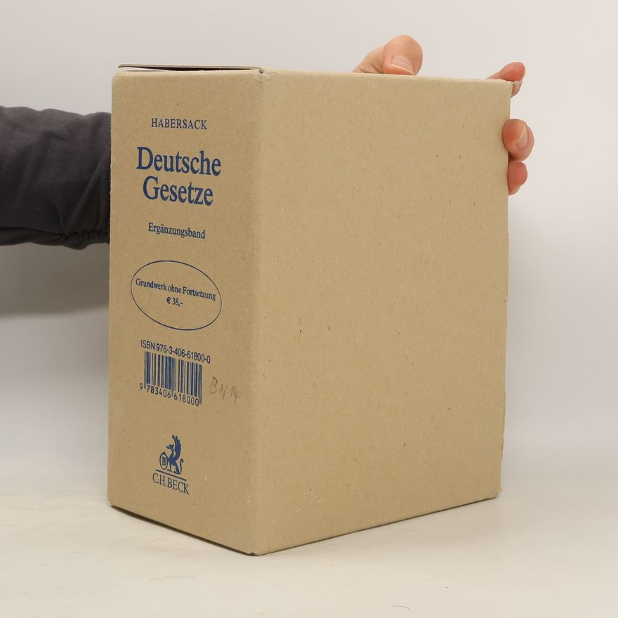 Heinrich Schönfelder Deutsche Gesetze. Ergänzungsband
