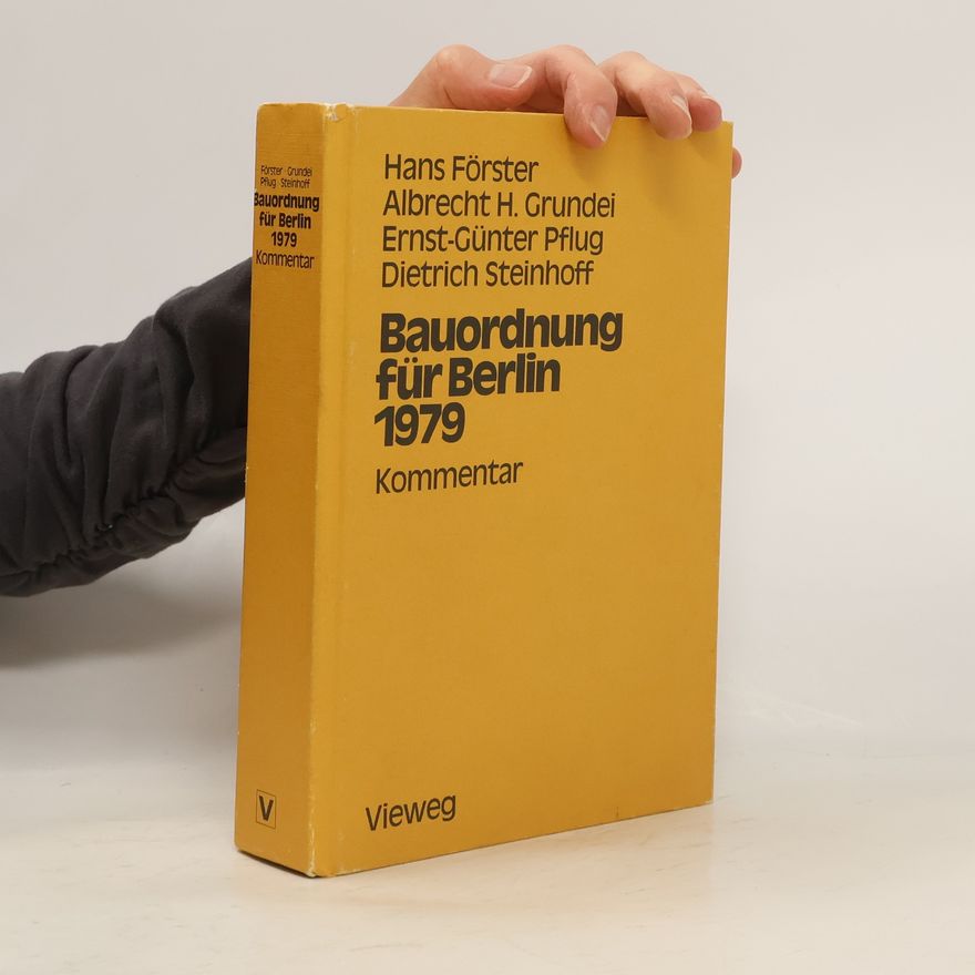 Hans Forster Bauordnung für Berlin