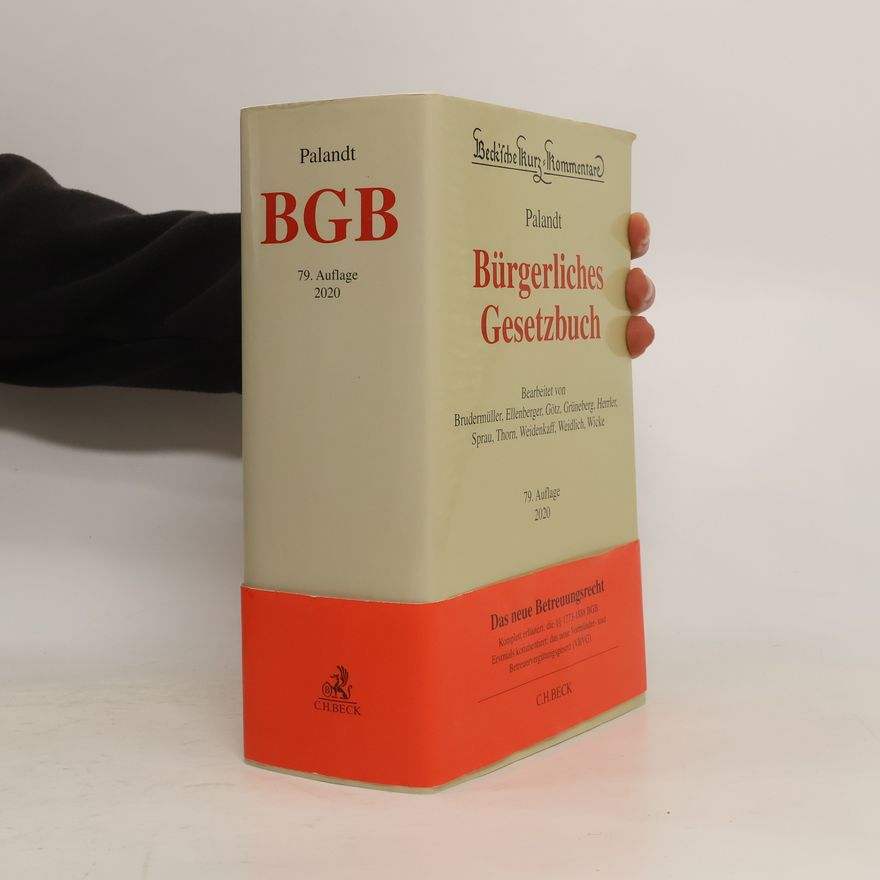 Christian Grüneberg Bürgerliches Gesetzbuch