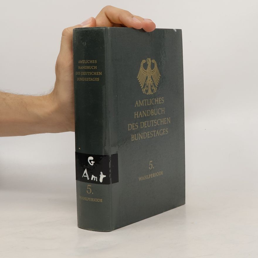 Autorenkollektiv Amtliches Handbuch des Deutschen Bundestages 5