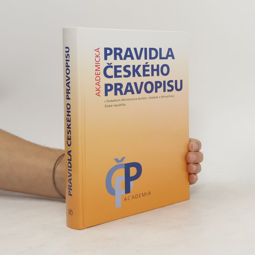 Zdeněk Hlavsa Akademická pravidla českého pravopisu