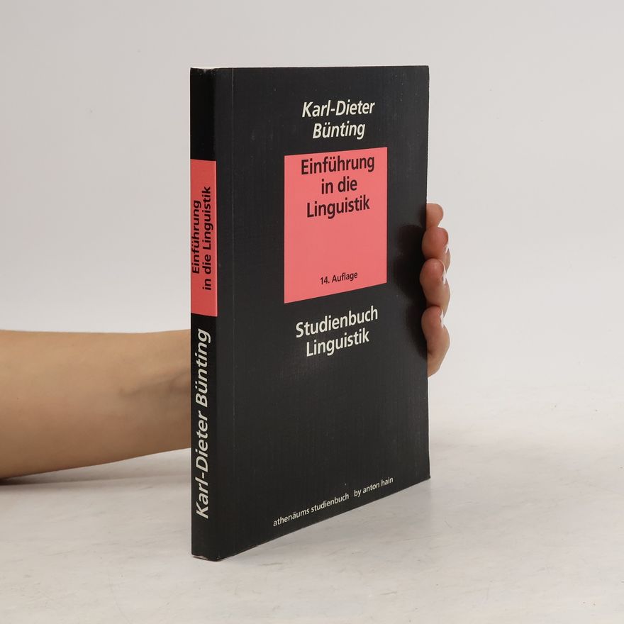 Karl-Dieter Bünting Einführung in die Linguistik