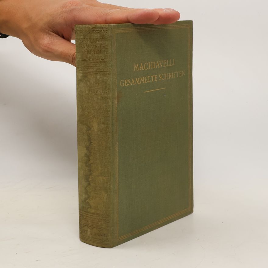 Niccolò Machiavelli Geschichte von Florenz