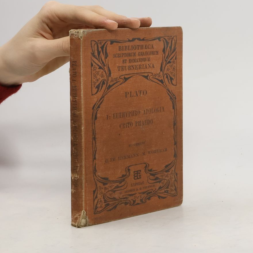 Platón Platonis Euthyphro, Apologia Socratis, Crito, Phaedo