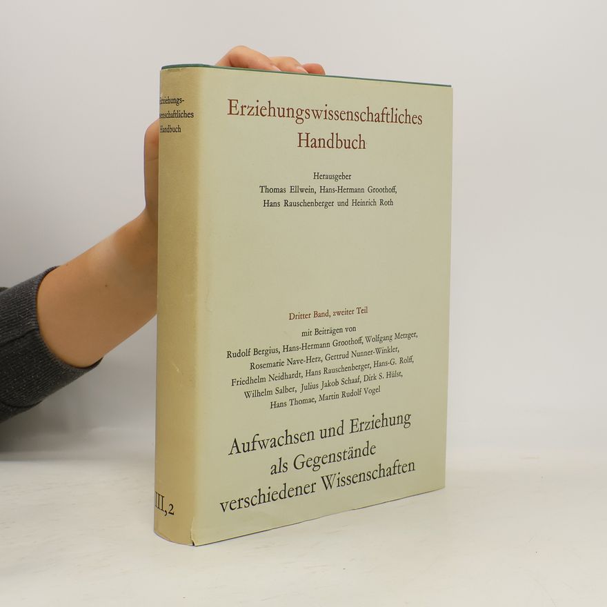 Thomas Ellwein Erziehungswissenschaftliches Handbuch III./2
