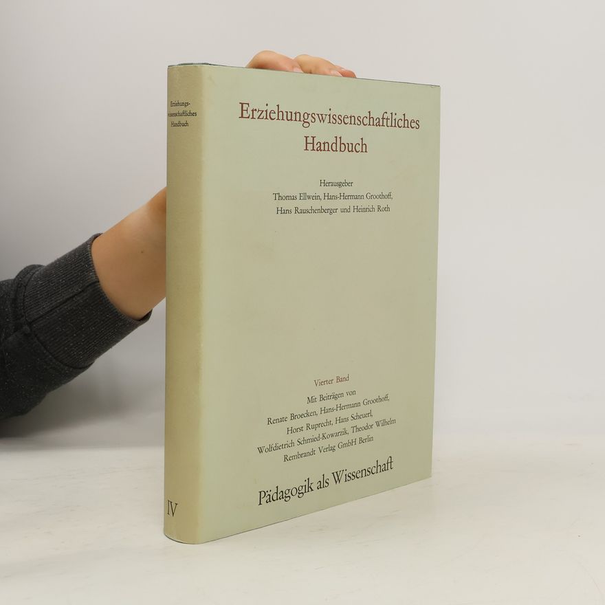 Renate Broecken Pädagogik als Wissenschaft