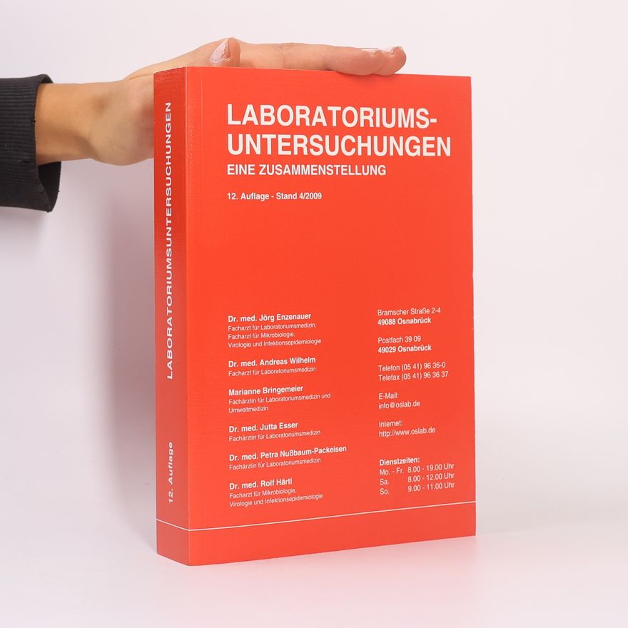 Autorenkollektiv Laboratoriumsuntersuchungen