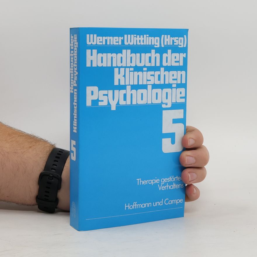 Werner Wittling Therapie gestörten Verhaltens