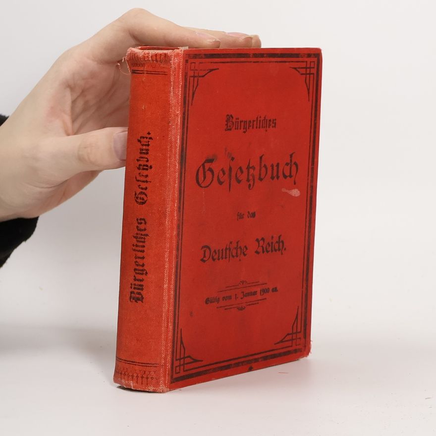 Collectif d'auteurs Bürgeliches Gesetzbuch für das Deutsche Reich